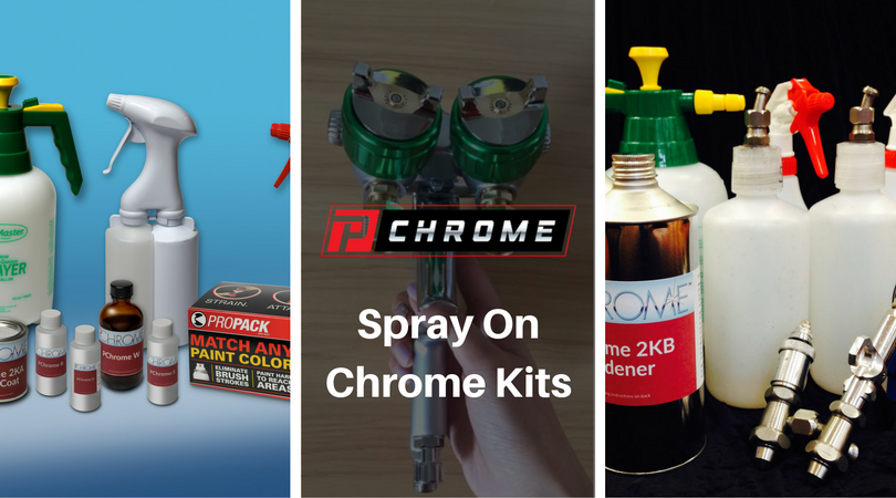 SPRAY-ON CHROME KITS