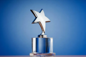 Spray-on chrome for corporate awards